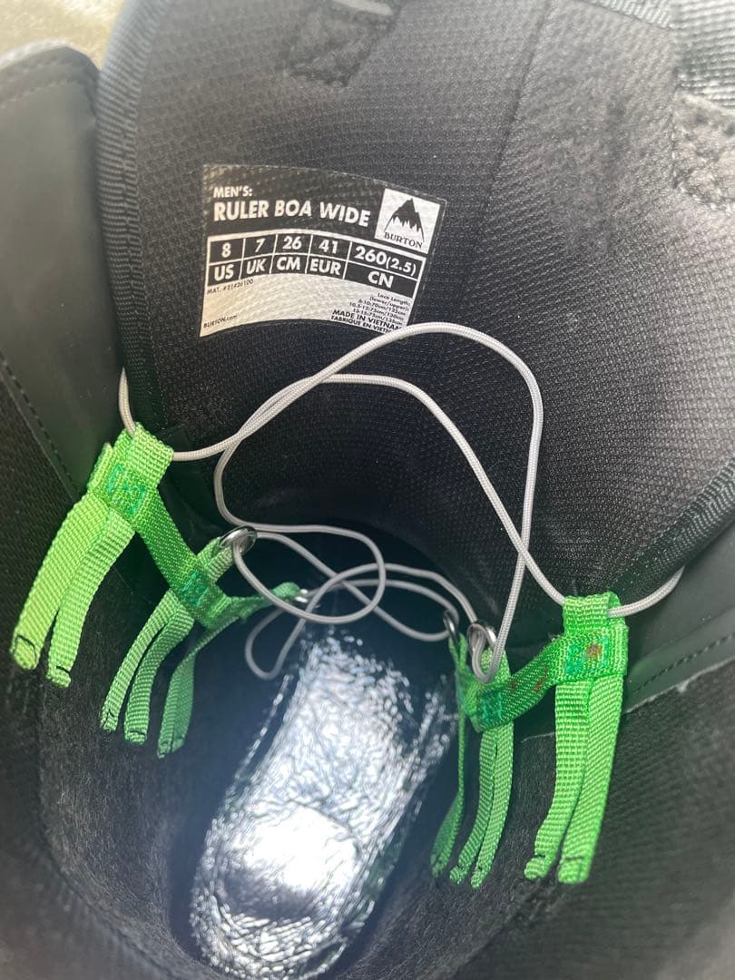 バートンルーラーボア　ワイド　FLUX スノーボードブーツ バインディングセット