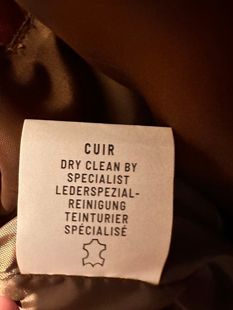 【美品】ブラウン レザー ロングコート