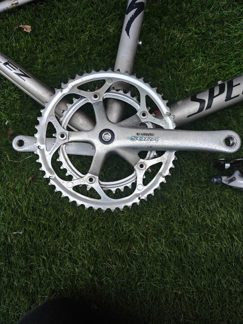 SPECIALIZED アルミフレーム、カーボンフォークXSアレー７００C