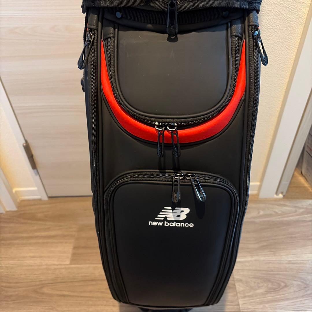 new balance キャディバッグ 黒/赤