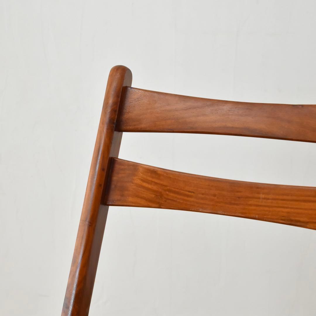 折りたたみ椅子　チーク　2脚セット