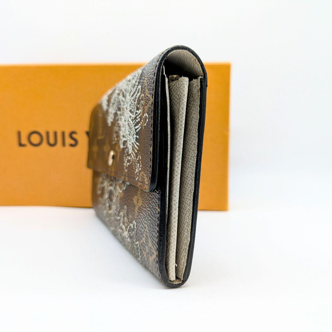 【廃盤モデル未使用級】サラ ダンテェル 刺繍 長財布 モノグラム ルイヴィトン