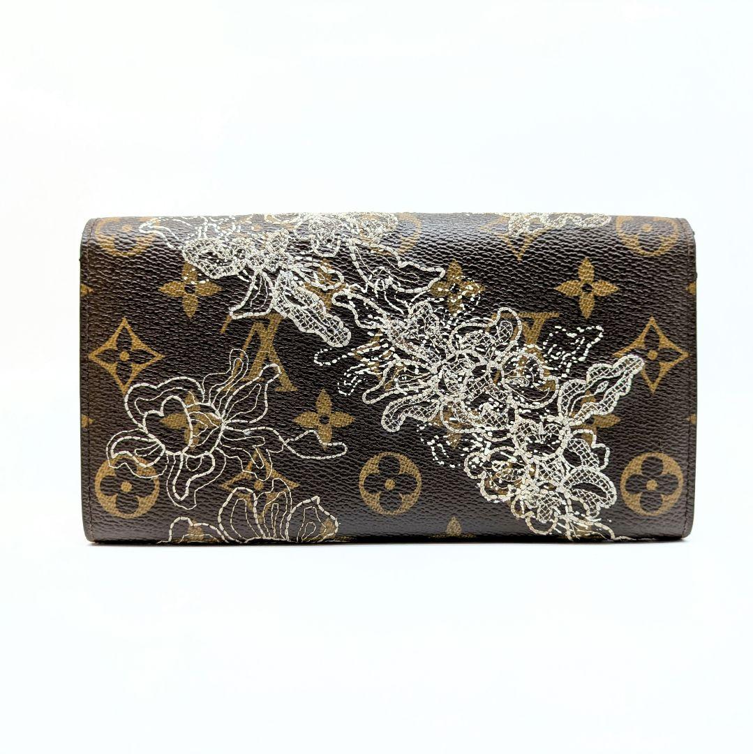 【廃盤モデル未使用級】サラ ダンテェル 刺繍 長財布 モノグラム ルイヴィトン