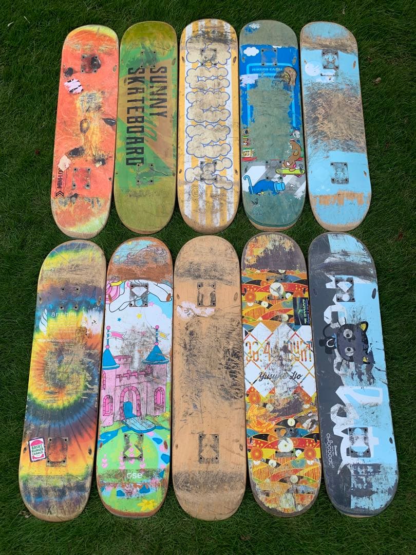 スケボー 廃デッキ 10枚 7.75〜7.8 - メルカリ