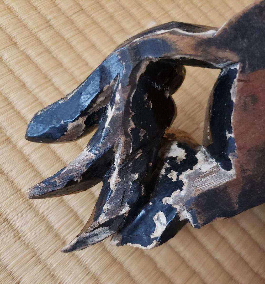 No197 古い獅子の金箔木彫(仏教彫刻) 室町・江戸期 - メルカリ