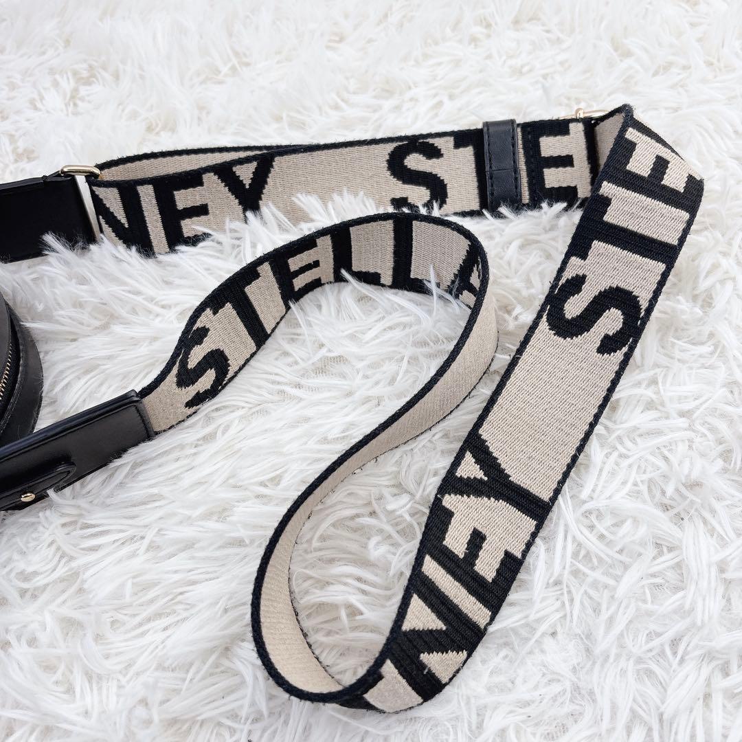 Stella McCartney ラウンドロゴ ミニショルダー ブラック