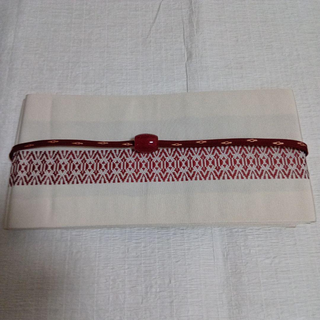 森博多織物　半幅帯　小袋帯 正絹 リバーシブル　新品　未使用