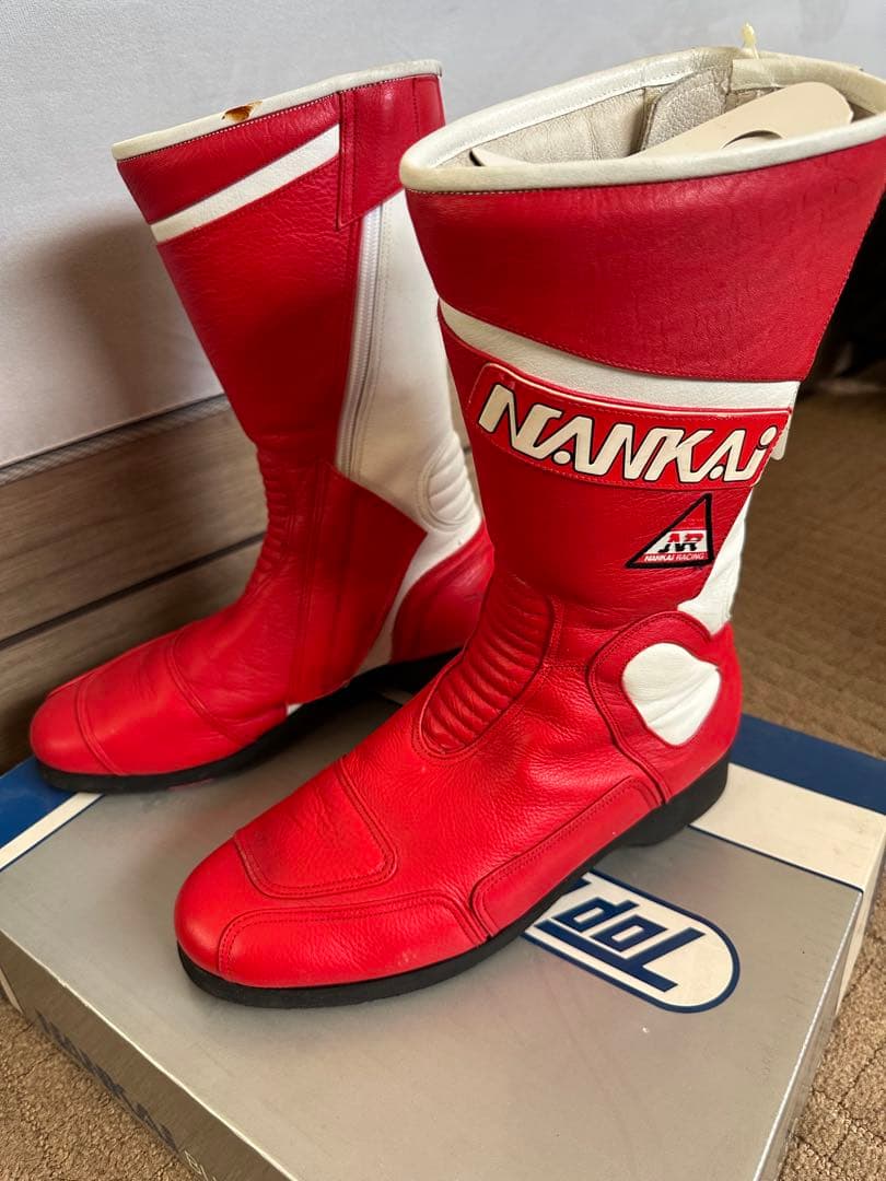 NANKAI NRB8R バイク ブーツ レッド