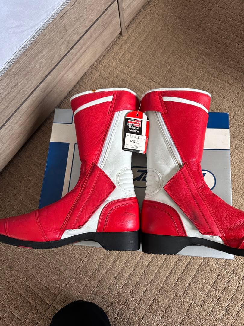 NANKAI NRB8R バイク ブーツ レッド