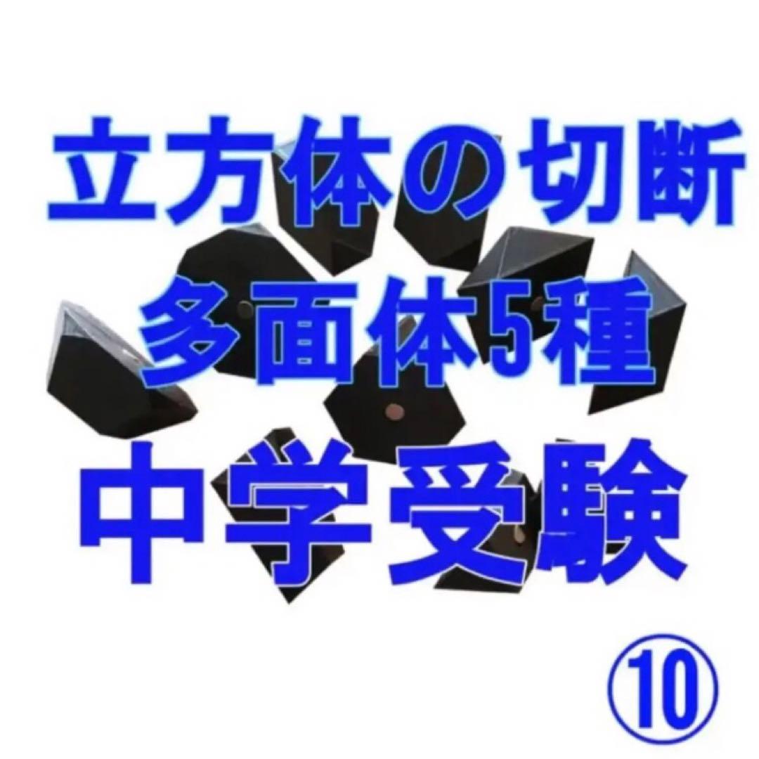 るか　立体の切断模型 ①②③④⑤⑥⑦⑧⑨⑩セット