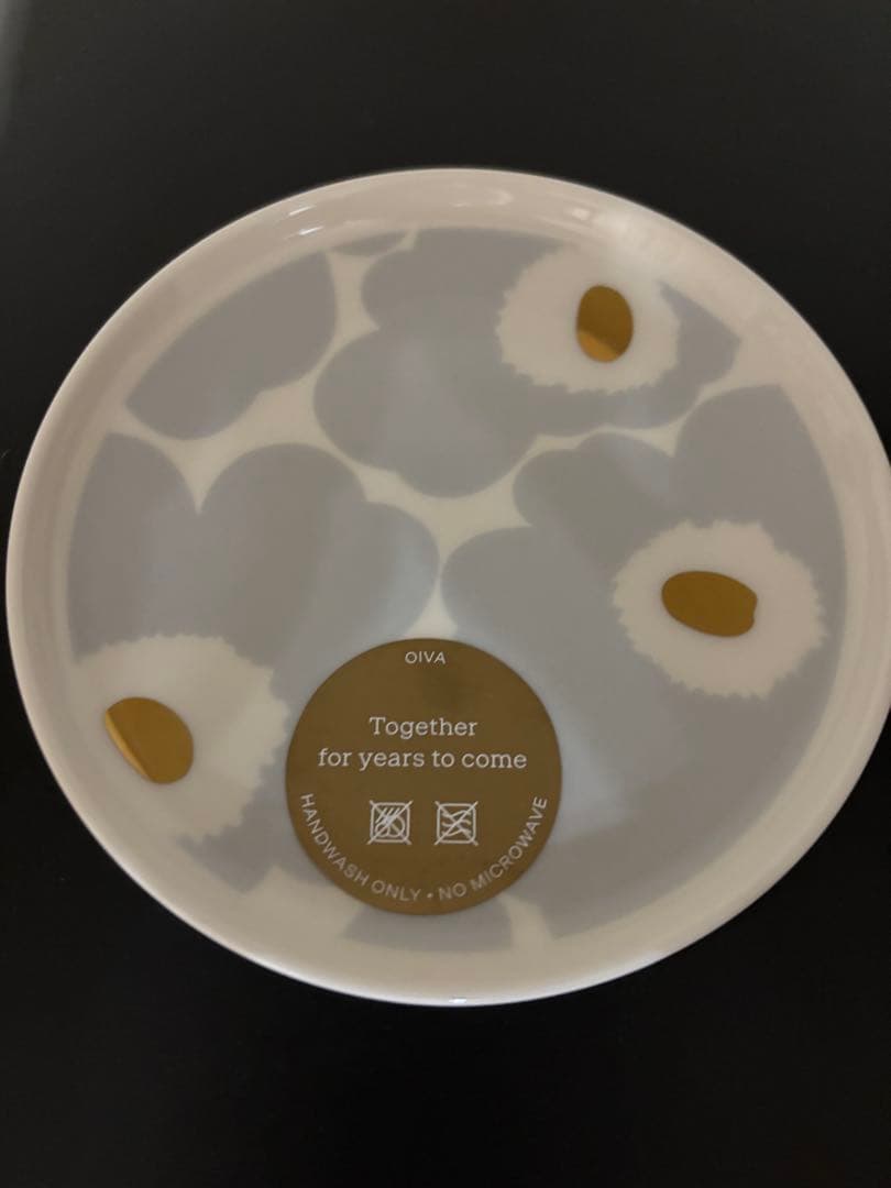 本日限定価格 新品、未使用 マリメッコ日本限定品 ウニッコ皿 2枚