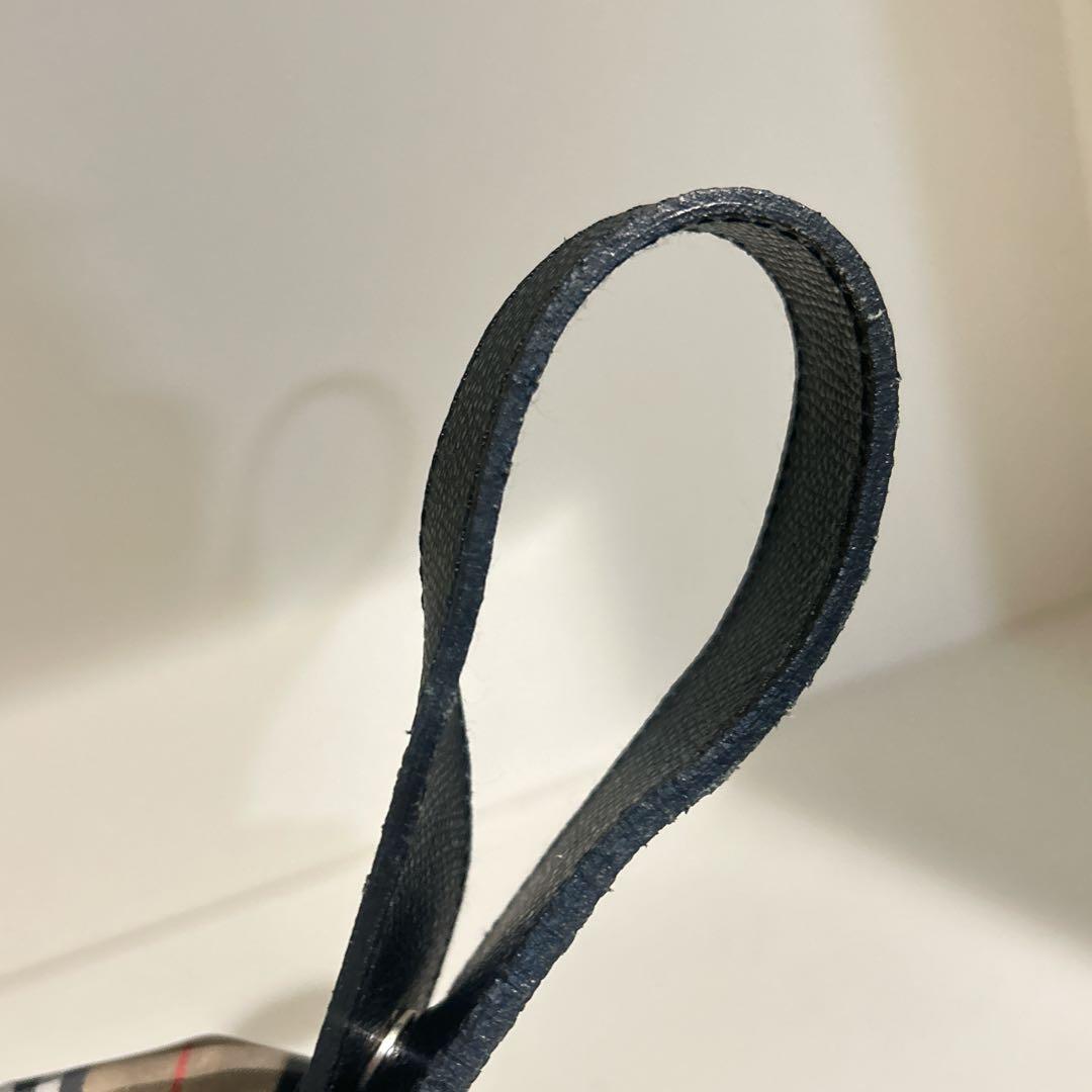 バーバリー ノバチェック アクセサリーポーチ ハンドバッグ ベージュ