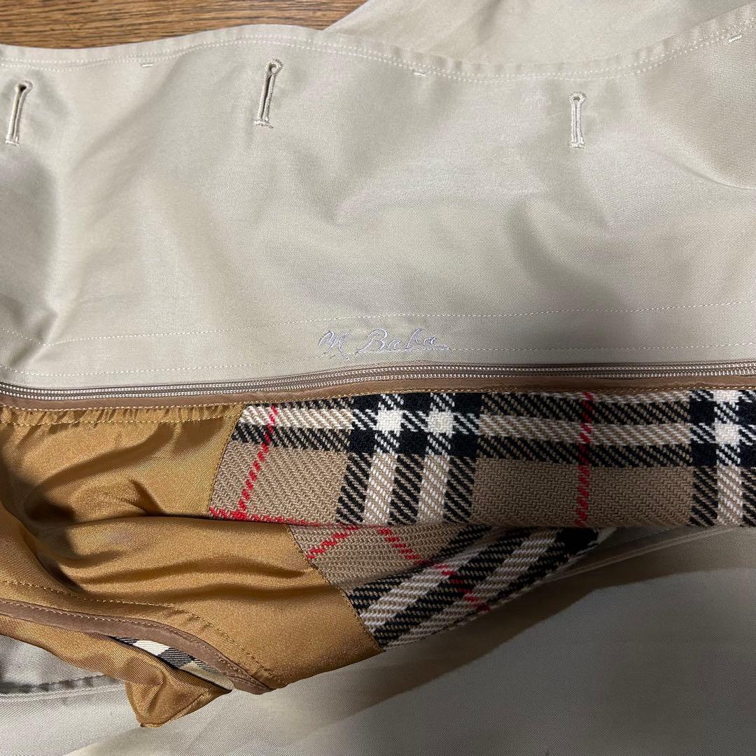 BURBERRY LONDONノバチェック ライナー付ステンカラーコート着脱式