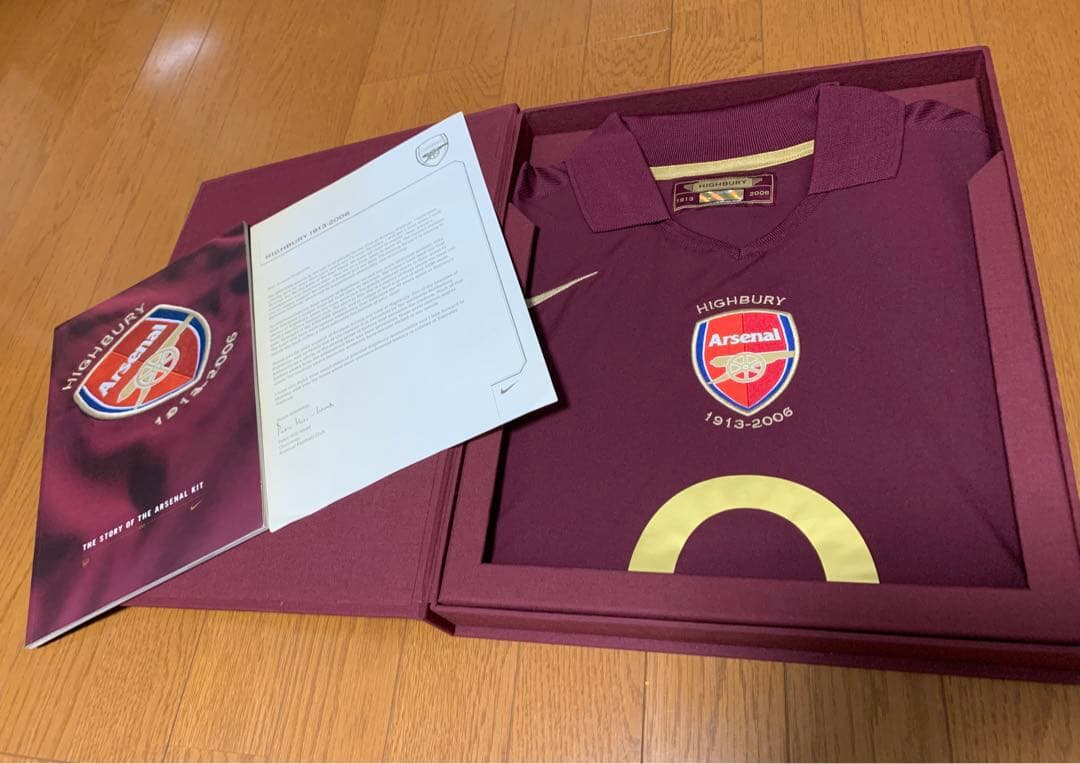 激レア】Arsenal HIGHBURY 1913-2006 記念ユニフォーム