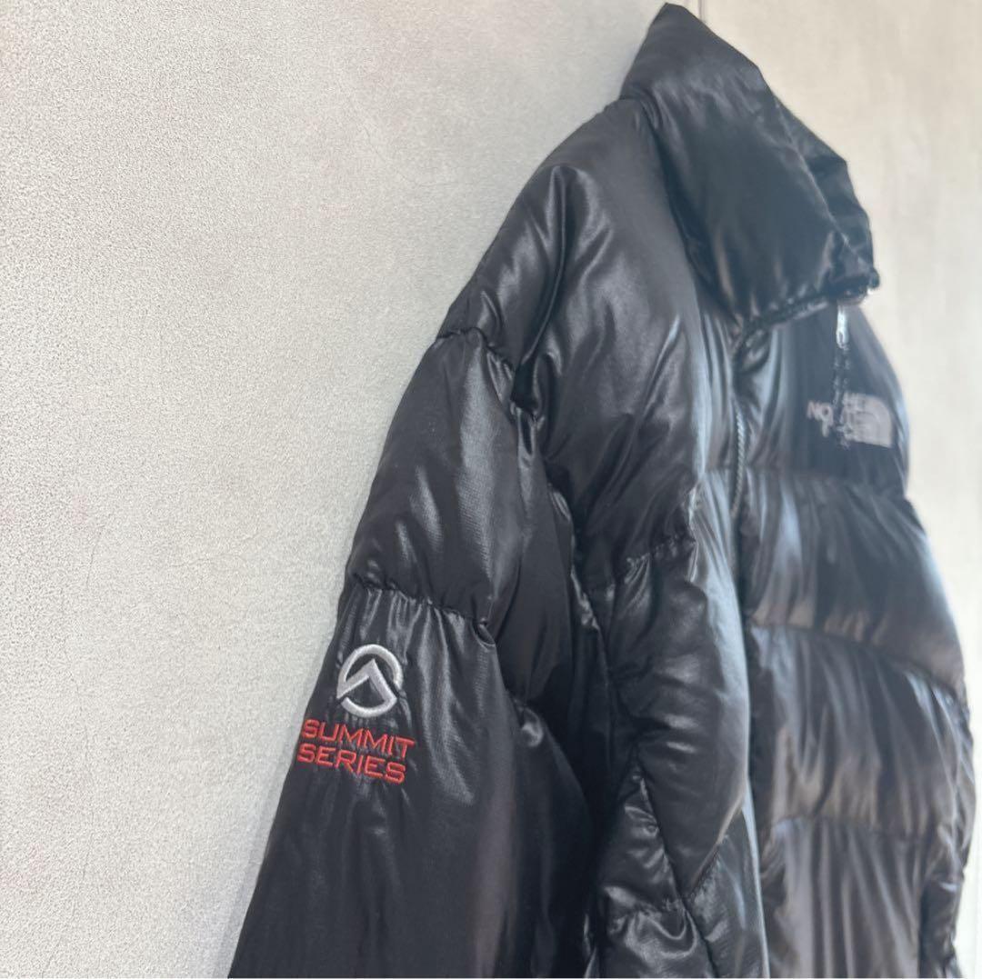 k141 ノースフェイス　ダウンジャケット　サミットシリーズ　ブラック　S 軽量