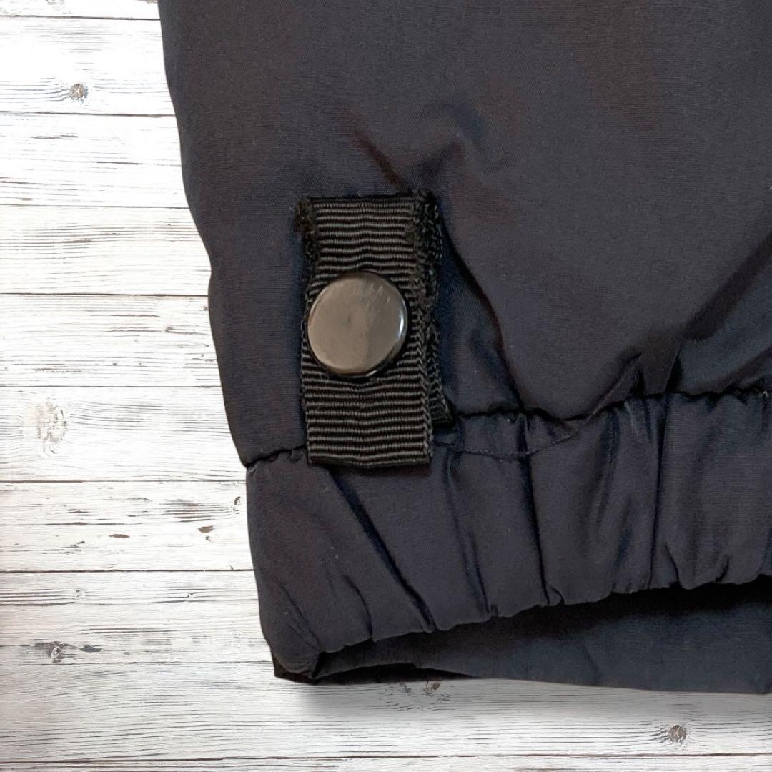 ザノースフェイス ダウンジャケット 刺繍ロゴ 黒 M 1743