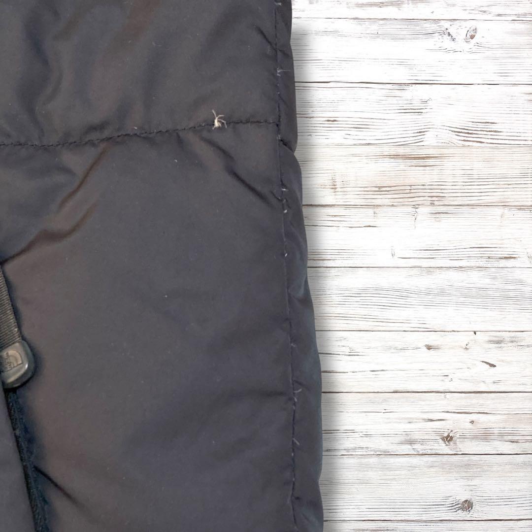 ザノースフェイス ダウンジャケット 刺繍ロゴ 黒 M 1743