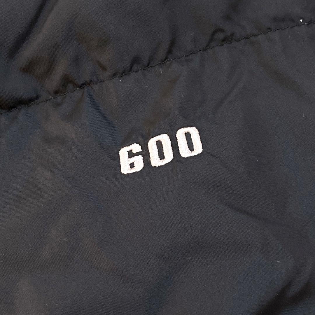 ザノースフェイス ダウンジャケット 刺繍ロゴ 黒 M 1743