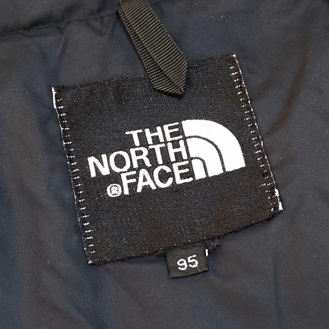 ザノースフェイス ダウンジャケット 刺繍ロゴ 黒 M 1743