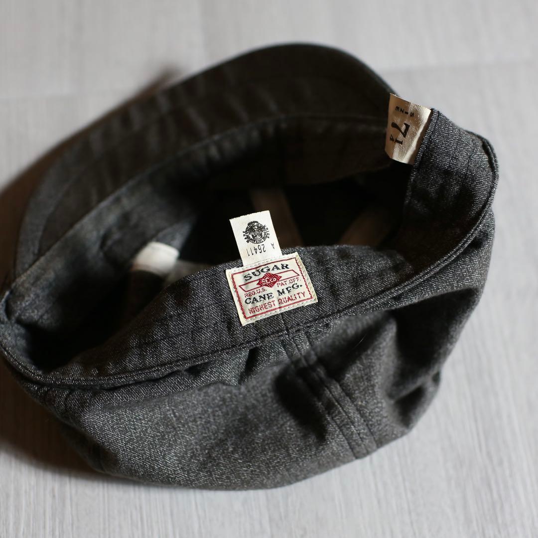 ごま塩◎ SUGAR CANE Applejack Cap ６パネル 希少