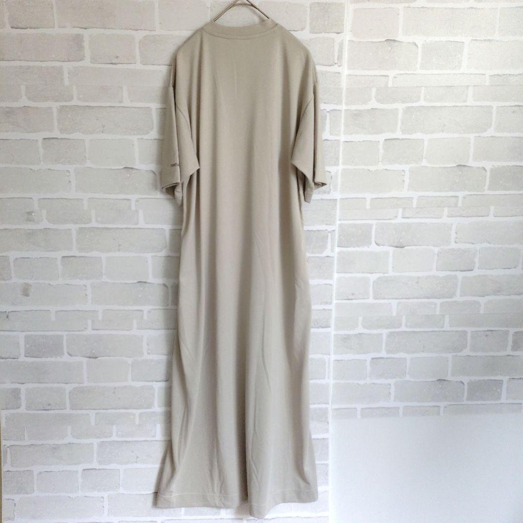 TENTIAL BAKUNE グレージュ ロングパジャマ ワンピース