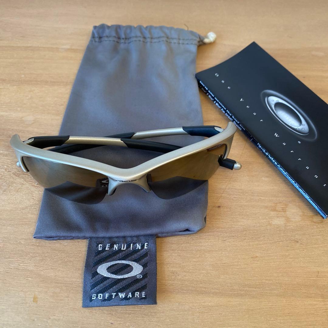 激レア　偏光　Oakleyオークリー ハーフジャケット　ビンテージサングラス