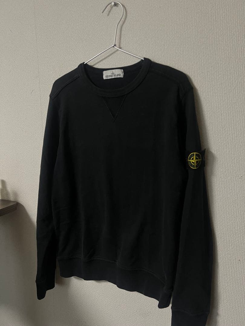 stone  sweat ストーンアイランド　スウェット　黒