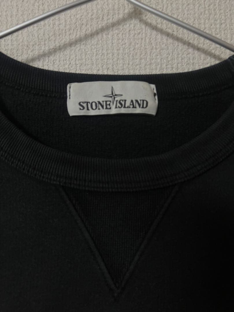 stone  sweat ストーンアイランド　スウェット　黒