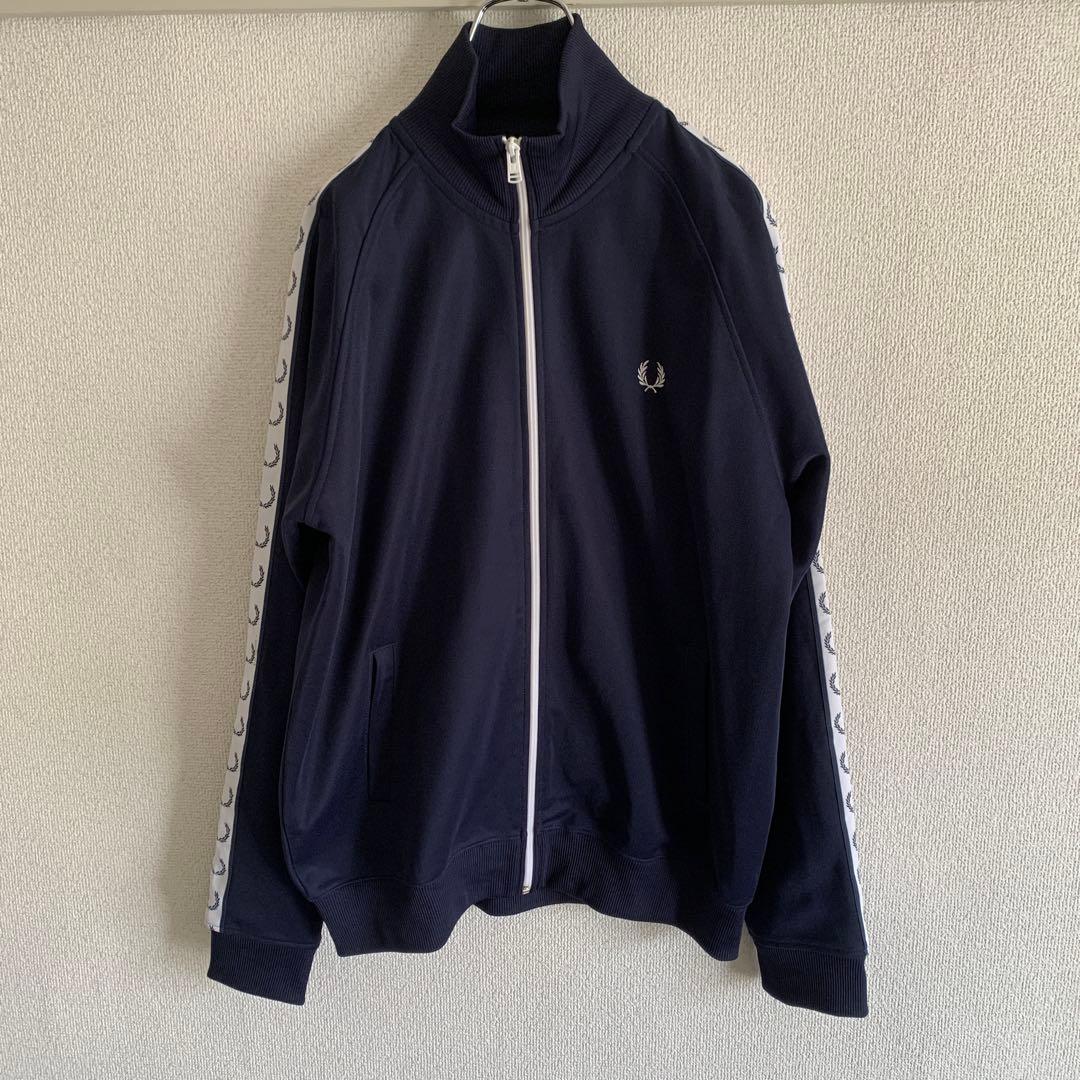 FRED PERRY トラックジャケット　ジャージ　ネイビー　ポルトガル製