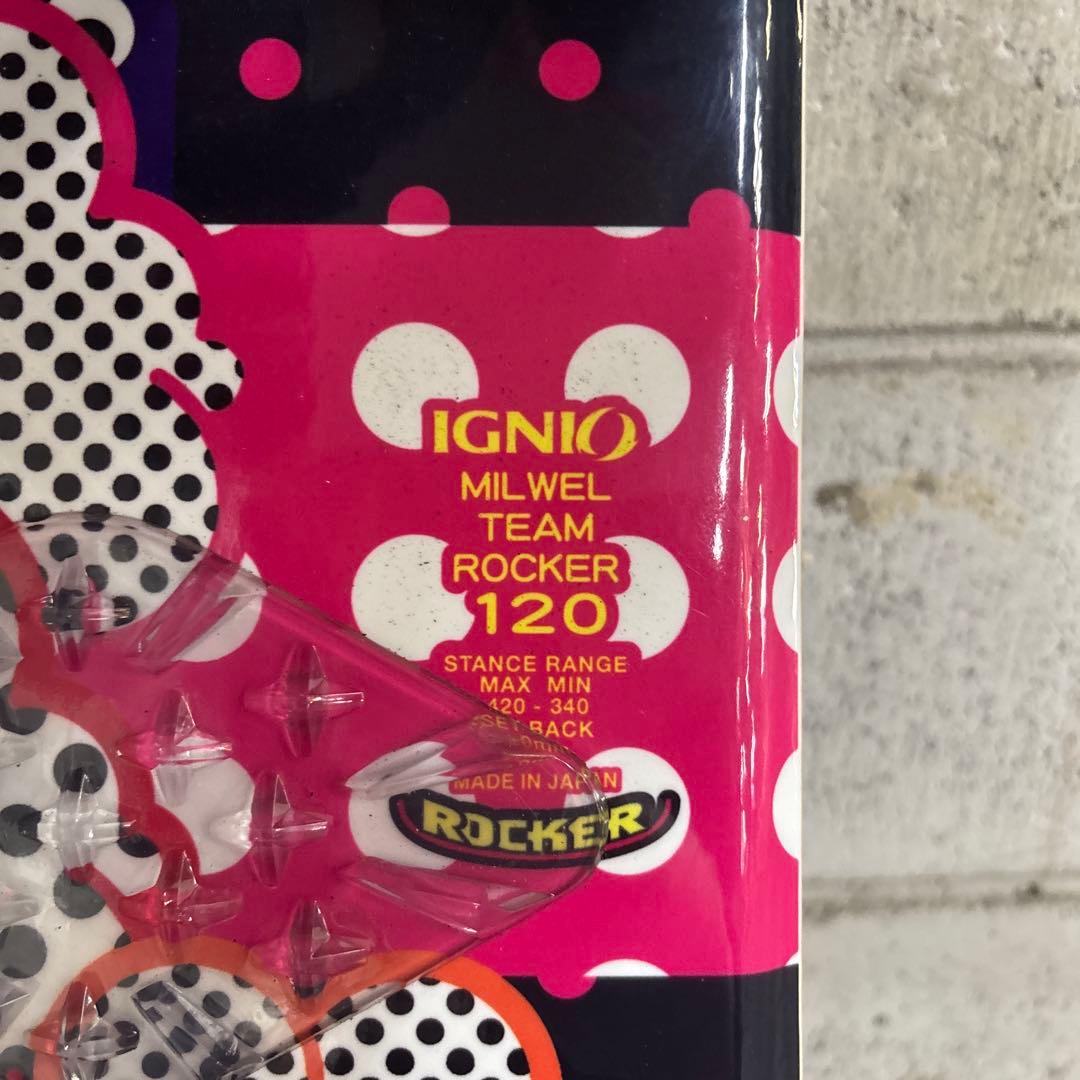スノーボード IGNIO MILWEL TEAM ROCKER 120