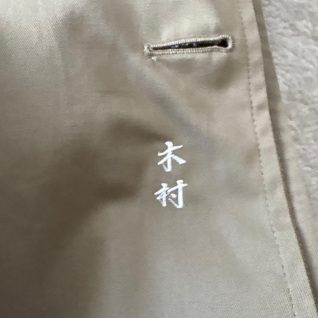 【一枚袖】ビンテージ　バーバリーズ　ステンカラーコートL ベージュ　ノバチェック