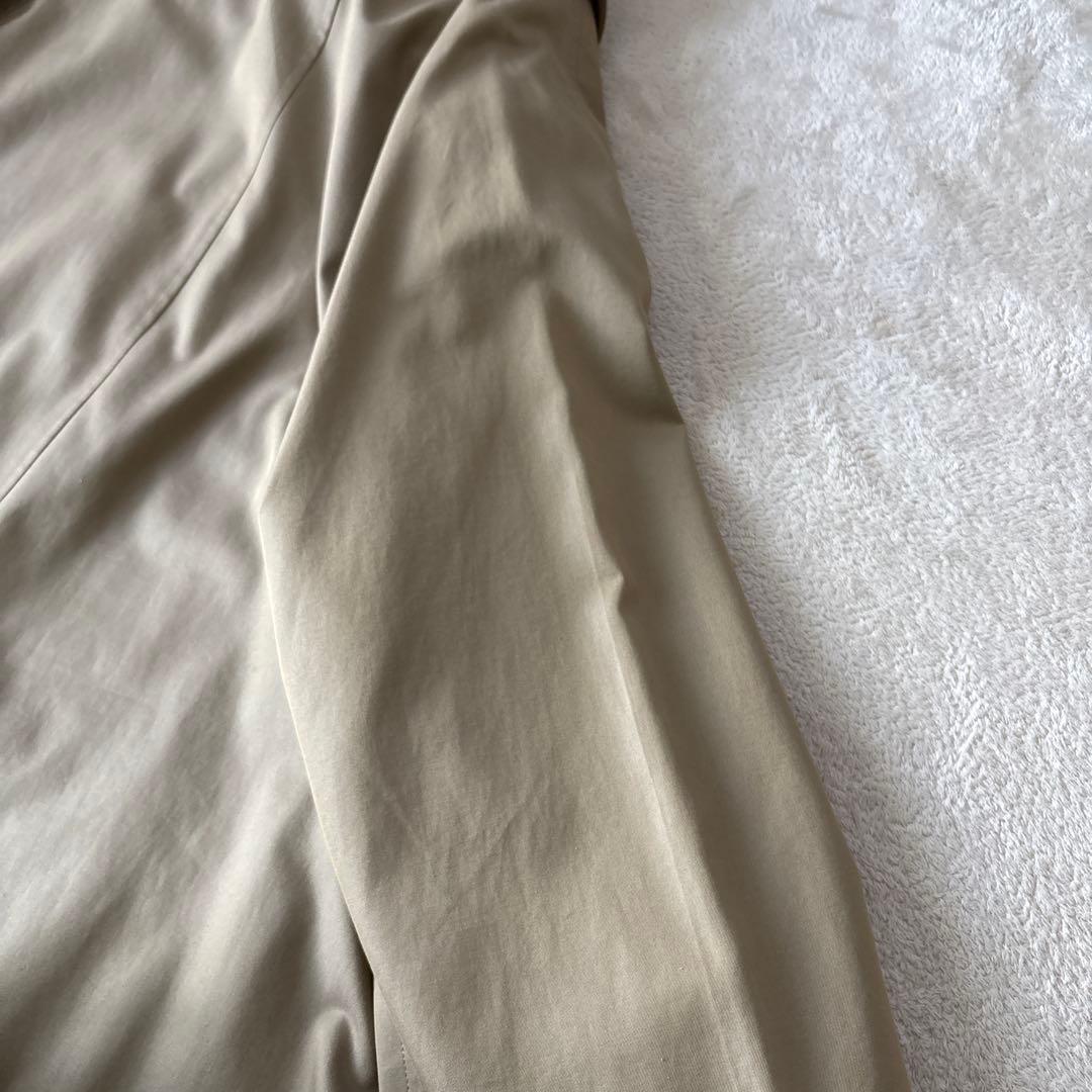 【一枚袖】ビンテージ　バーバリーズ　ステンカラーコートL ベージュ　ノバチェック