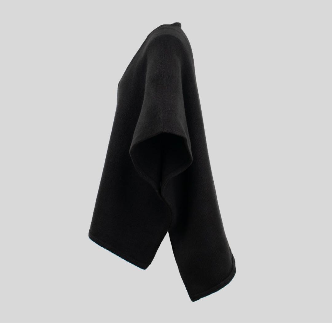 YONFA ヨンファ ニットケープカーディガン (black)