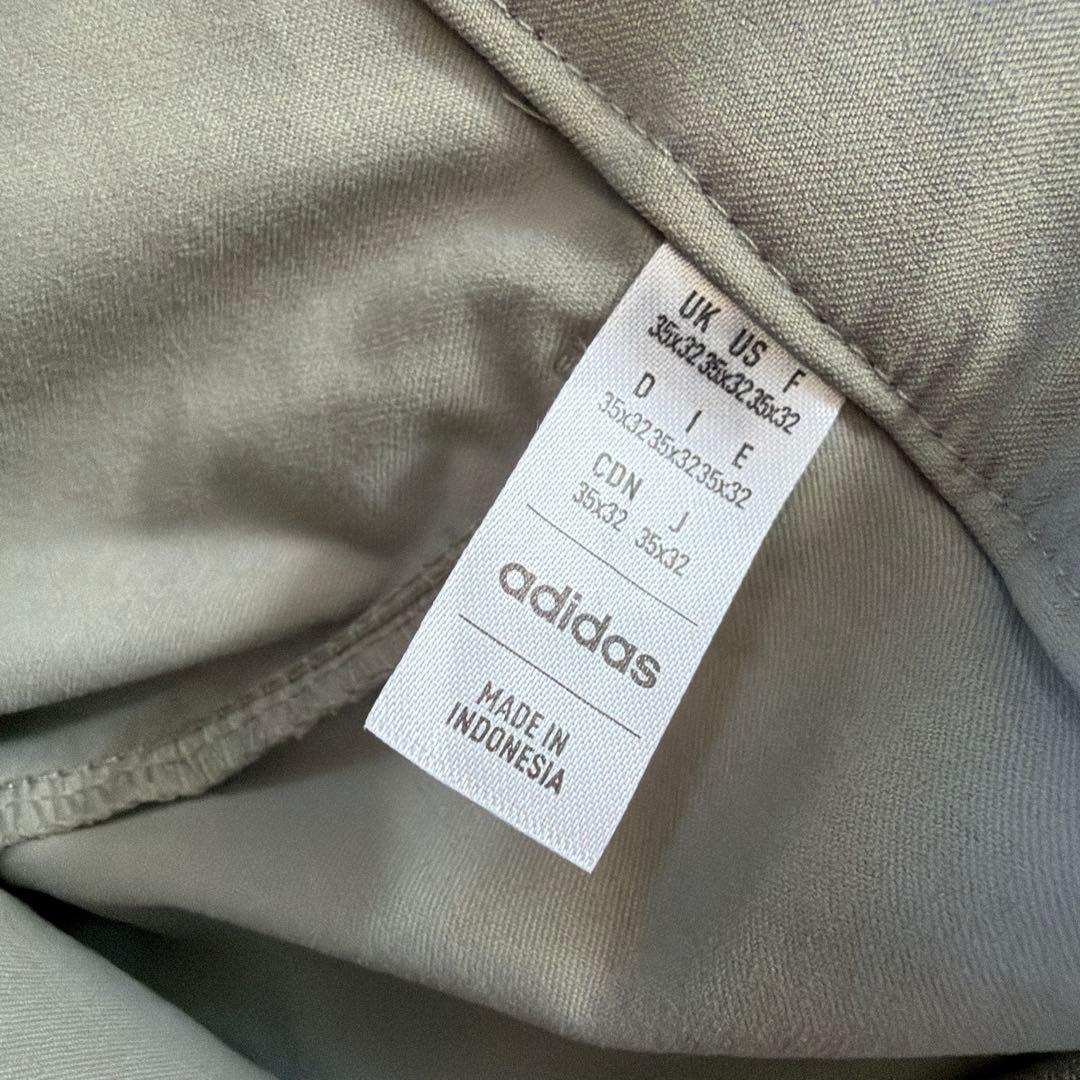 malbon adidas コラボ　ナイロンチノパンツ　ゴルフ