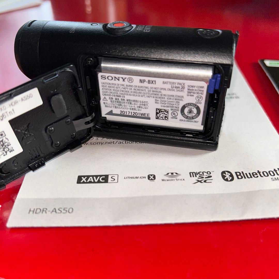 ソニー HDR-AS50 アクションカメラ SDカード付き