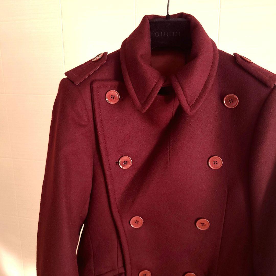 美品17年【BOTTEGA VENETA】ダブルブレスト ロングコート マキシ丈