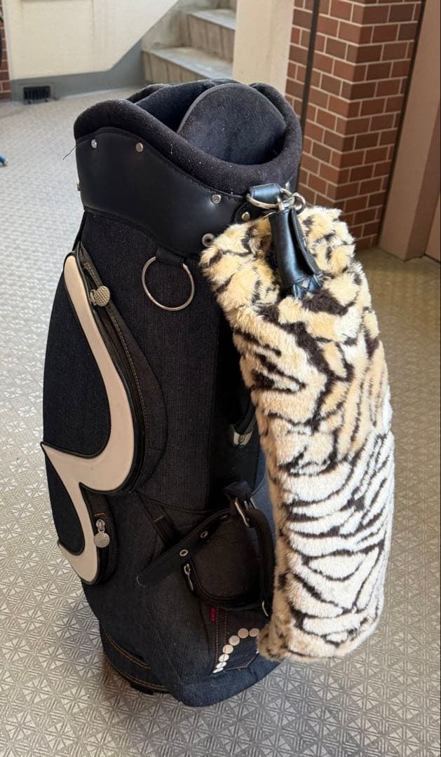 EVISUデニム　キャディバッグ