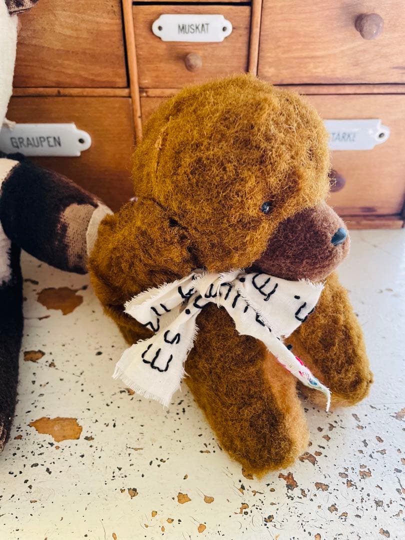 ☆ ✩ ヴィンテージベア ワンコ　DDRベア　アンティークベア　✩