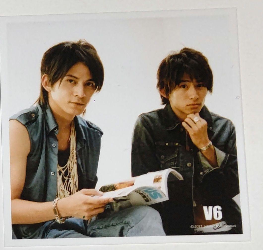 V6 三宅健 岡田准一 カミセン ましかくフォトセット オフショット 未