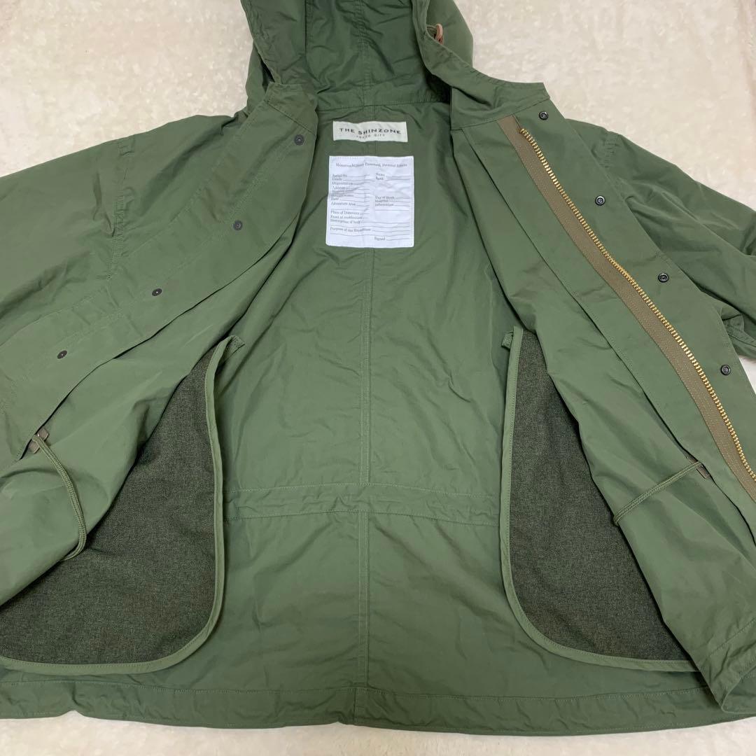 THE SHINZONE パークパーカー カーキ Fサイズ