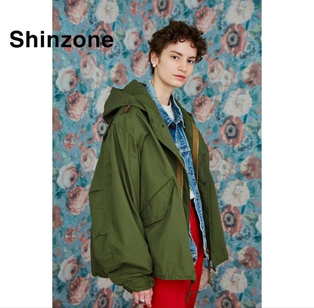 THE SHINZONE パークパーカー カーキ Fサイズ