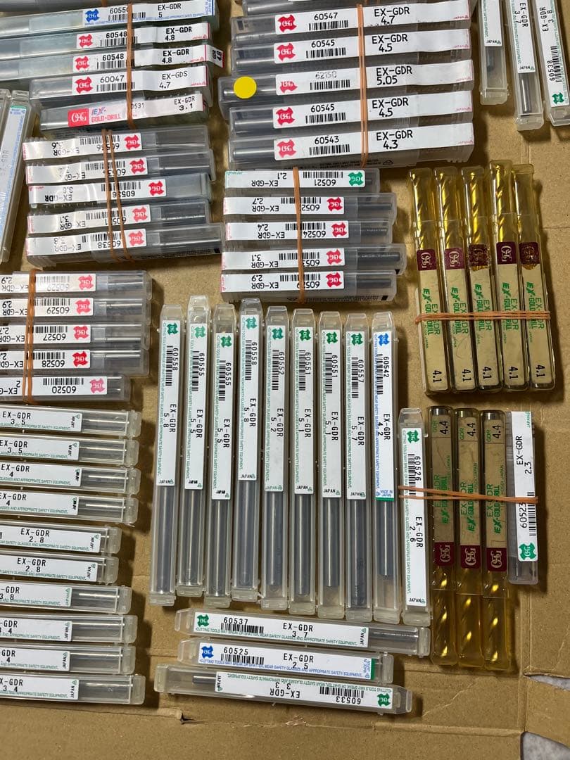 OSG ドリル ゴールドドリル 2~5.9mm EX-GDR 約73本セット