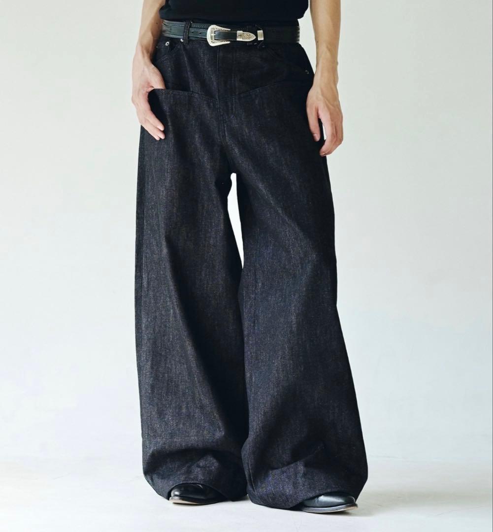 Camphor wood ダブルポケットスラブリジットデニム 完売品