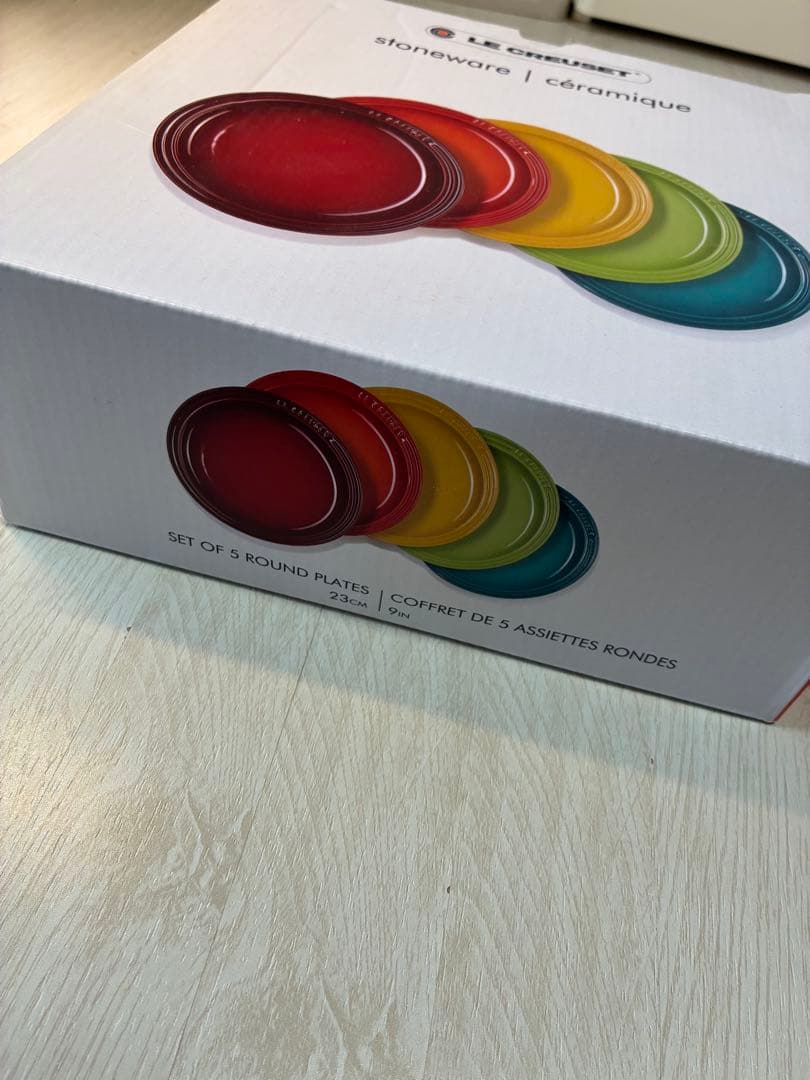 LE CREUSET ストーンウェア 丸皿 5枚セット