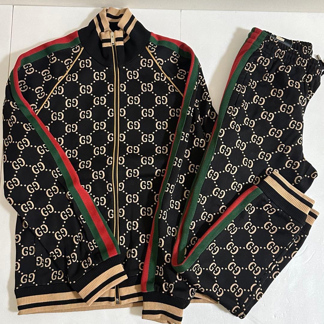 gucci スウェット セットアップ ジャージ 総柄 GG - メルカリ