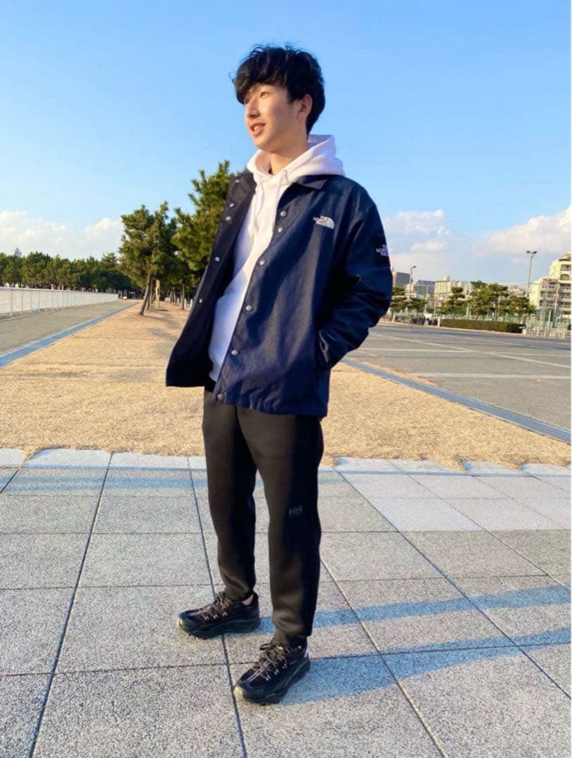 ノースフェイス GTXデニムコーチジャケット IDナイロンインディゴデニム　M