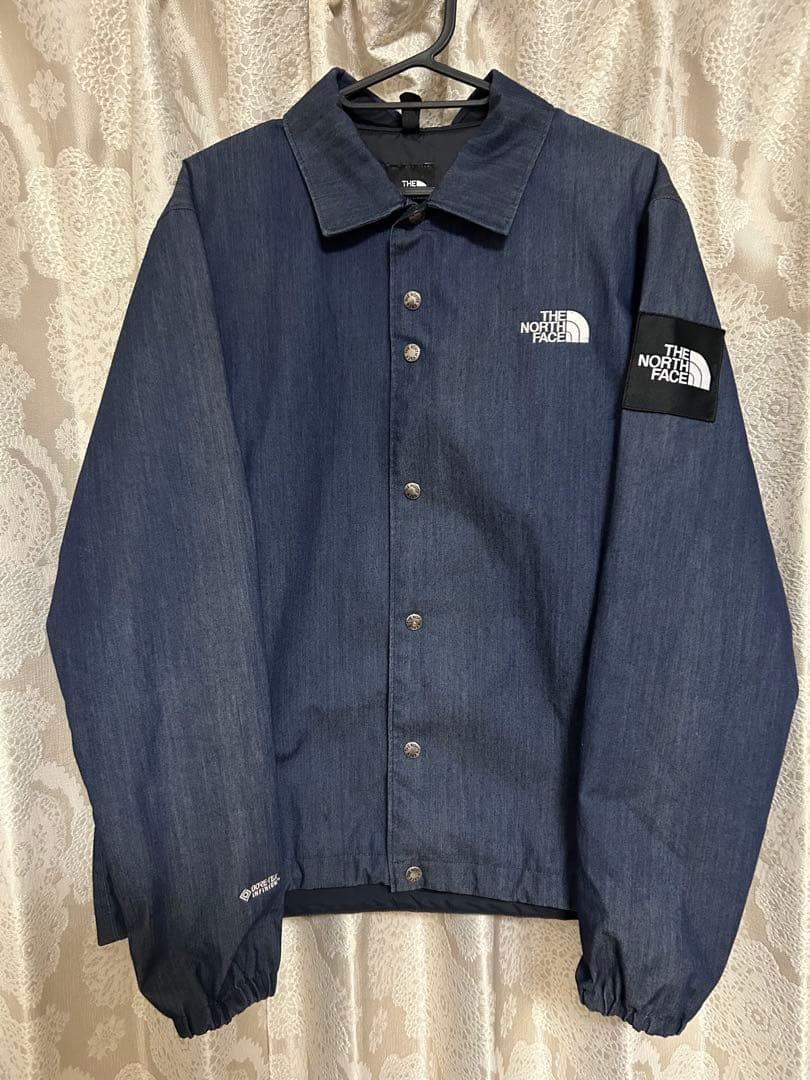ノースフェイス GTXデニムコーチジャケット IDナイロンインディゴデニム　M