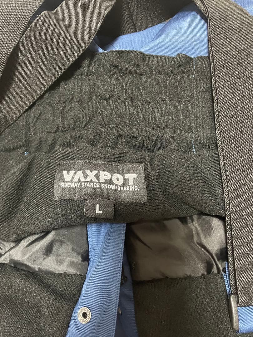 【VAXPOT】スキースノーボードウェア上下セット Lサイズ ネイビー/ブラック