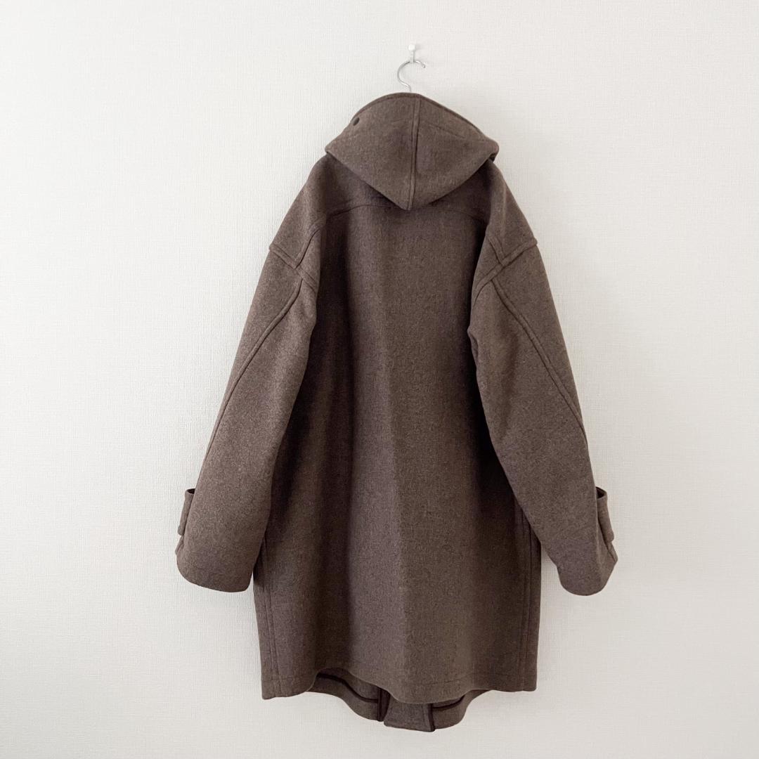 美品】HERILL ヘリル ダッフルコート size3 ナチュラル（ブラウン