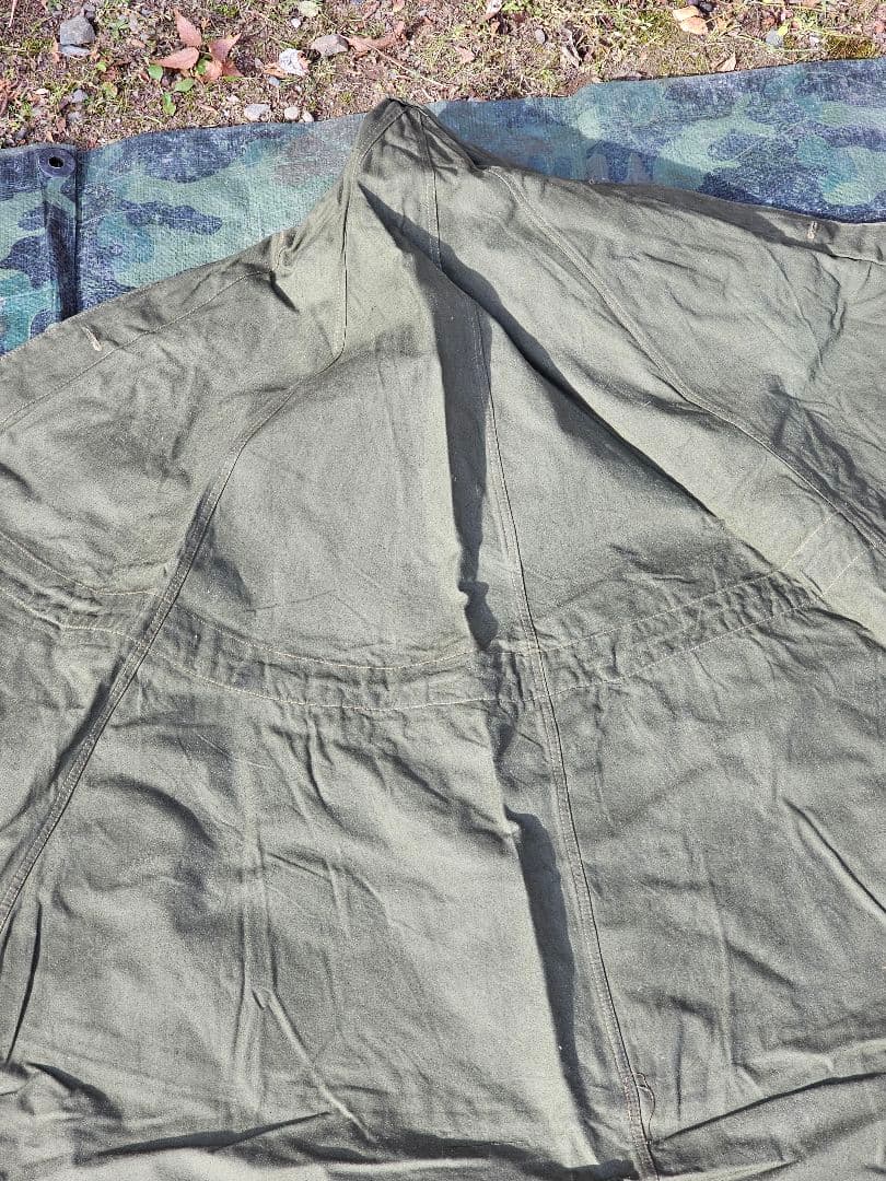 【軍幕】ポーランド軍幕 サイズ2 76年 82年 2枚セット ポール、袋 付属